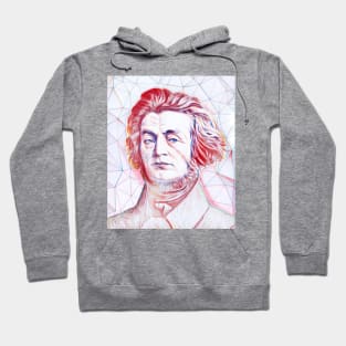 Adam Mickiewicz Portrait | Adam Mickiewicz Artwork | Line art Hoodie